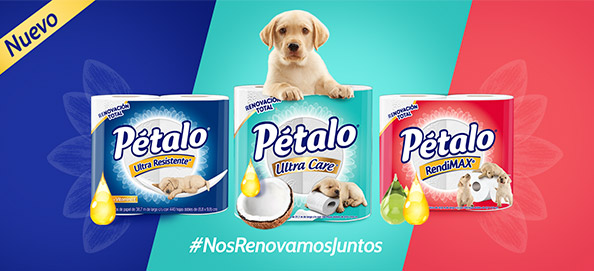 Pétalo® Como tú, está en todo